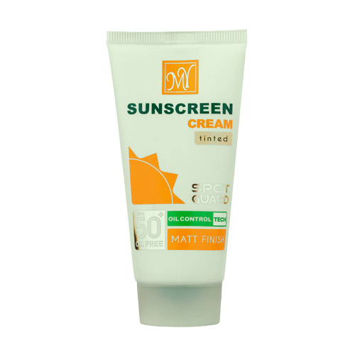 کرم ضد آفتاب ضد لک فاقد چربی Spf50 اسپات گارد مات 4 کاره مای